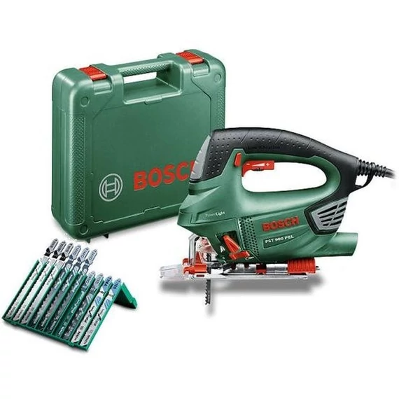 Bosch PST 800 PEL dekopírfűrész kofferben, fűrészlap készlettel, 530W, 80mm