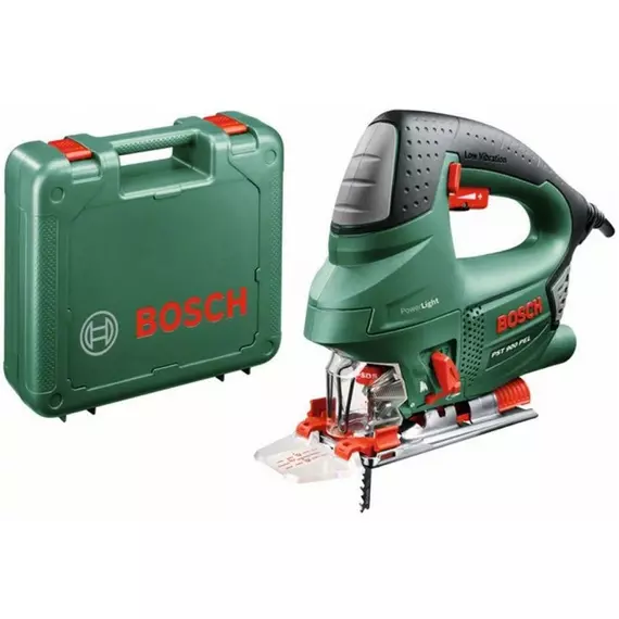 Bosch PST 900 PEL dekorfűrész kofferben, 620W, 90mm