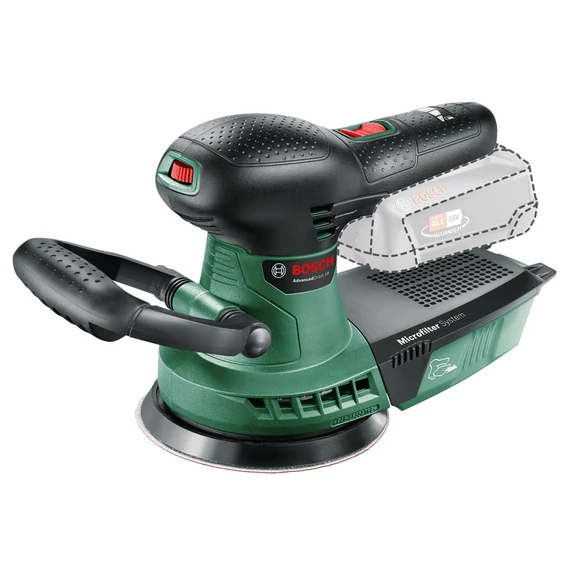 Bosch Advanced Orbit 18 akkus excentercsiszoló, 18V, 125mm (akku és töltő nélkül)