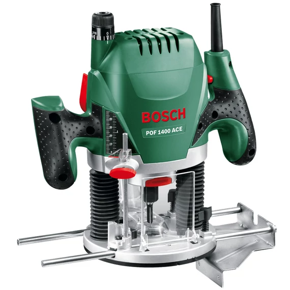 Bosch POF 1400 ACE felsőmaró kofferben, 1.4kW, 6-8mm