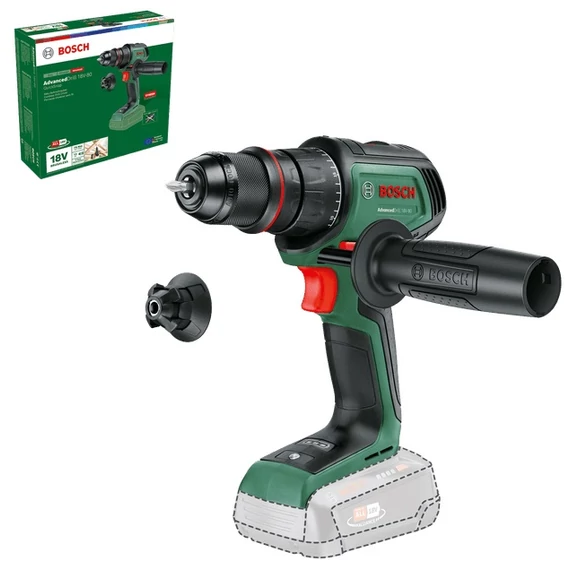 Bosch AdvancedDrill 18V-80 akkus fúró-csavarozó, 18V, 13mm (akku és töltő nélkül)