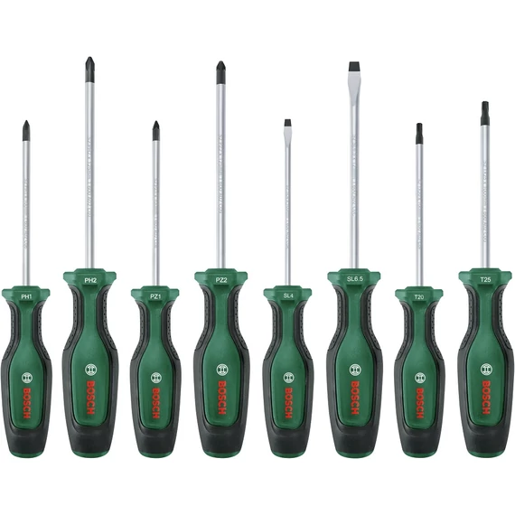 Bosch csavarhúzó készlet, mágneses, vegyes, 8db