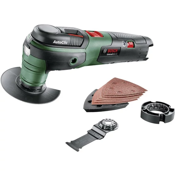 Bosch Universal Multi 12 akkus multifunkciós gép tartozékokkal, 12V (akku és töltő nélkül)