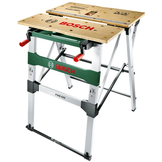 Bosch PWB 600 munkaasztal, 200kg, 68x68x84cm