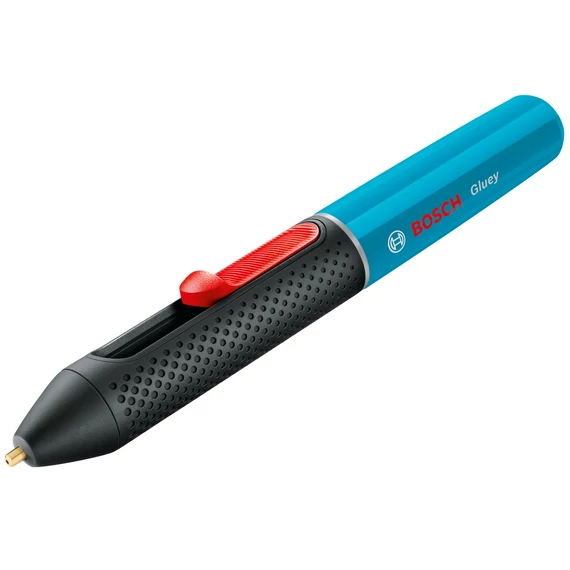 Bosch Gluey akkus ragasztópisztoly, 2x1.2V, 150°C, kék (akkuval és töltővel)