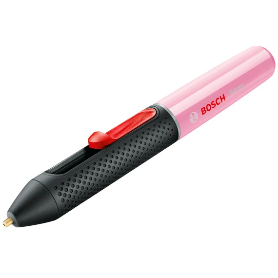 Bosch Gluey akkus ragasztópisztoly, 2x1.2V, 150°C, rózsaszín (akkuval és töltővel)