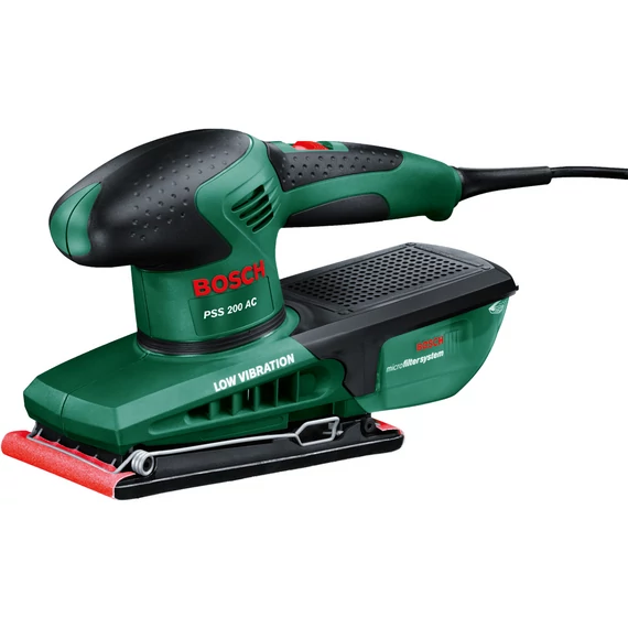Bosch PSS 200 AC rezgőcsiszoló, 200W, 92x182mm