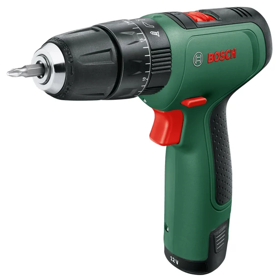 Bosch Easy Impact 1200 akkus ütvecsavarozó kofferban, 12V, 10mm (1.5Ah akkuval és töltővel)