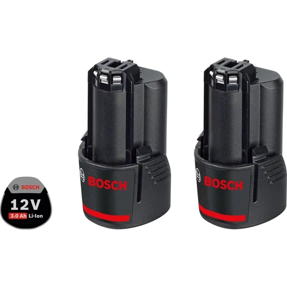 Bosch GBA akku, 12V, 3Ah, 2db