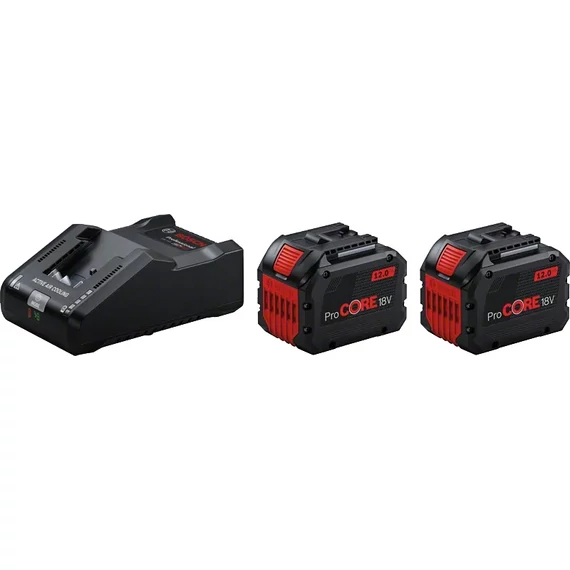 Bosch ProCore akku kezdő szett GAL 18V160 töltővel, 18V, 2x12Ah
