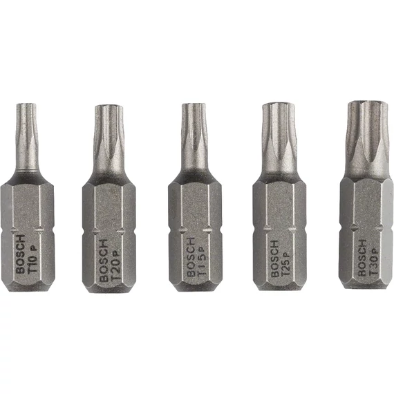 Bosch Extra Hard csavarbit készlet, 25mm, T10-T30, 5db