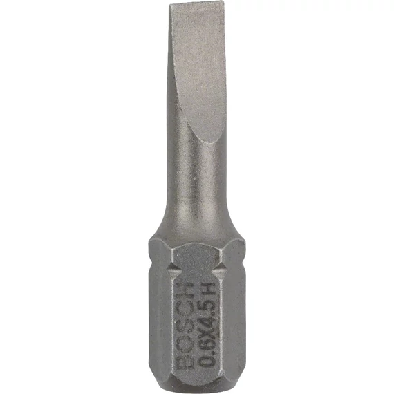 Bosch Extra Hard lapos csavarbit, 25mm, S0.6x4.5, 3db