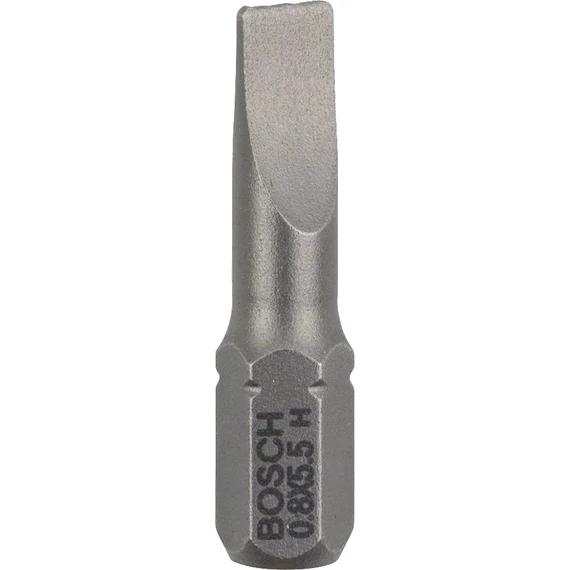 Bosch Extra Hard lapos csavarbit, 25mm, S0.8x5.5, 25db