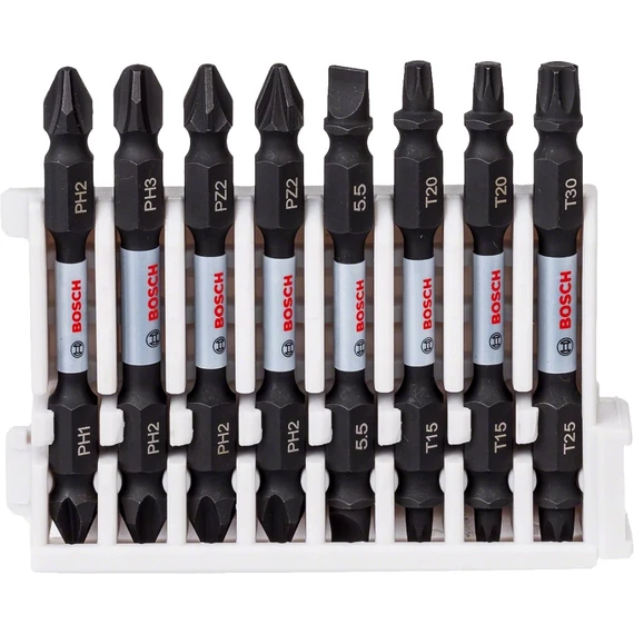 Bosch Impact Control csavarbit készlet, kétvégű, 65mm, 8db