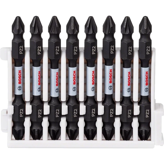 Bosch Impact Control csavarbit, kétvégű, 65mm, PZ2, 8db