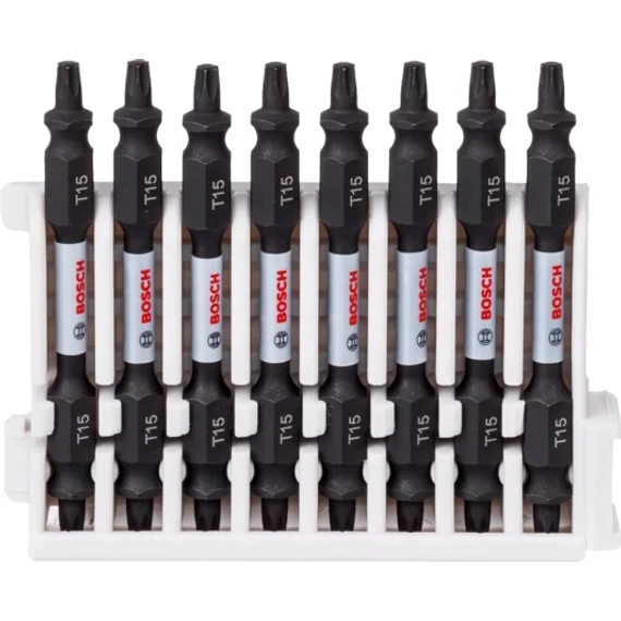 Bosch Impact Control csavarbit, kétvégű, 65mm, T15, 8db