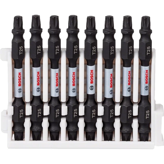 Bosch Impact Control csavarbit, kétvégű, 65mm, T25, 8db