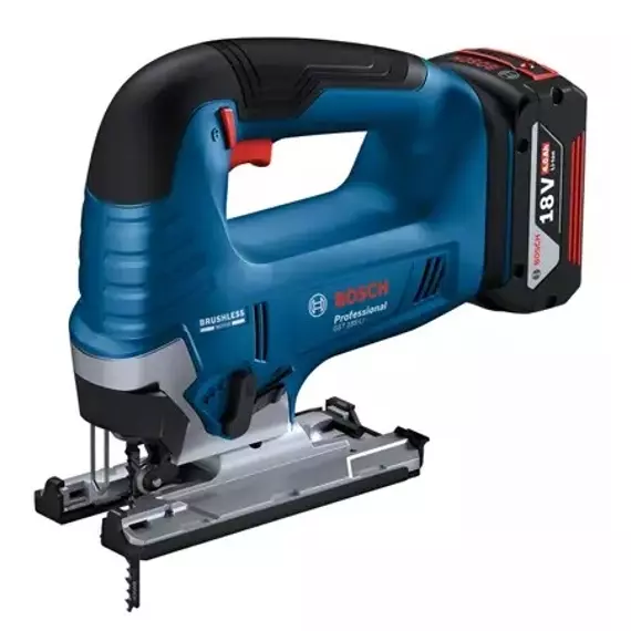 Bosch GST 185-LI akkus dekopírfűrész kofferben, 18V, 26mm (4Ah akkuval és töltővel)