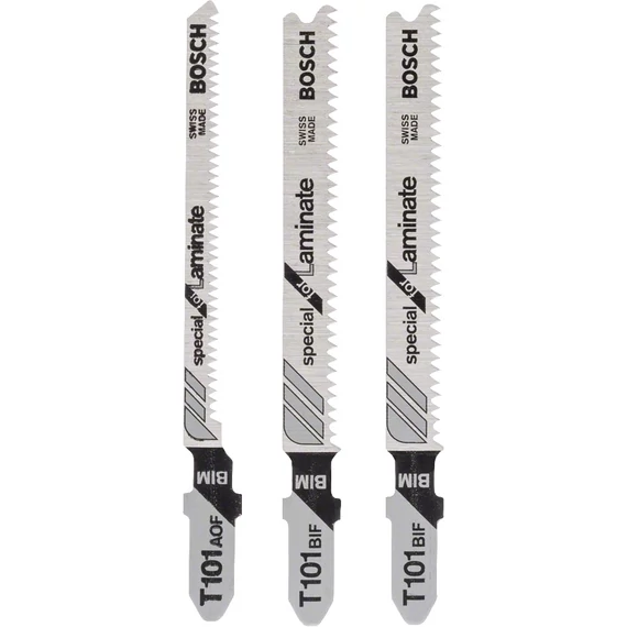 Bosch Special for Laminate dekopírfűrészlap készlet, T-befogás, 3db