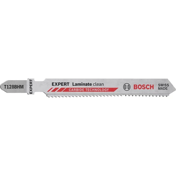Bosch Expert T128BHM Laminate Clean dekopírfűrészlap, T-befogás, 92mm, 3db