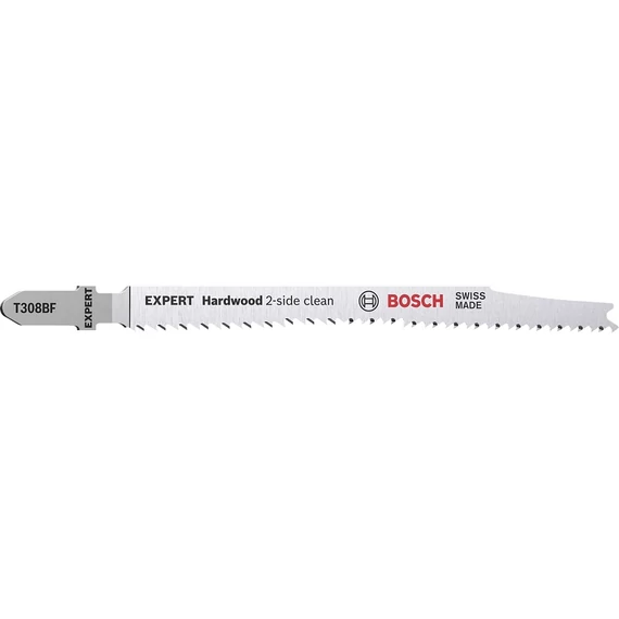 Bosch Expert T308BF Hardwood 2-Side Clean dekopírfűrészlap, T-befogás, 117mm, 5db