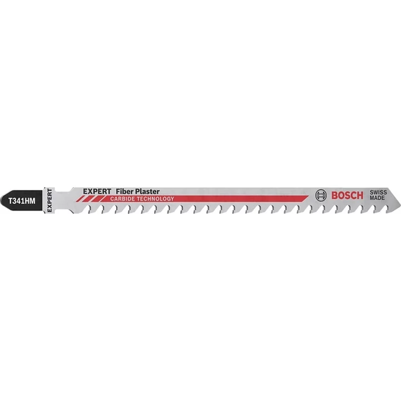 Bosch Expert T341HM Fiber Plaster dekopírfűrészlap, T-befogás, 132mm, 3db