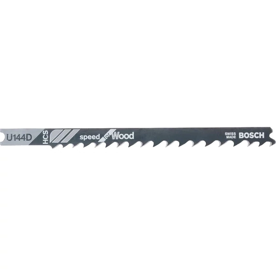 Bosch U144D Speed for Wood dekopírfűrészlap, U-befogás, 100mm, 3db