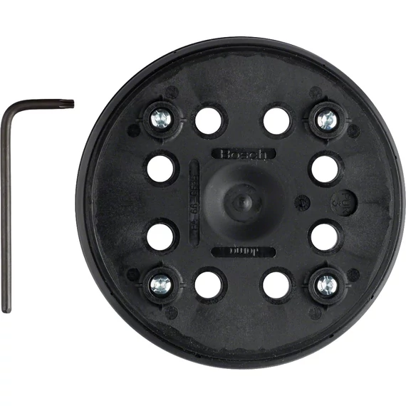 Bosch csiszolótalp PEX 270A/AE excentercsiszolóhoz, 8 lyuk, 125mm, közepes