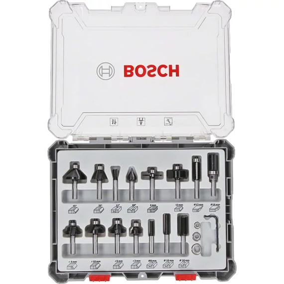 Bosch él- és profilmaró készlet, 6mm, 15db