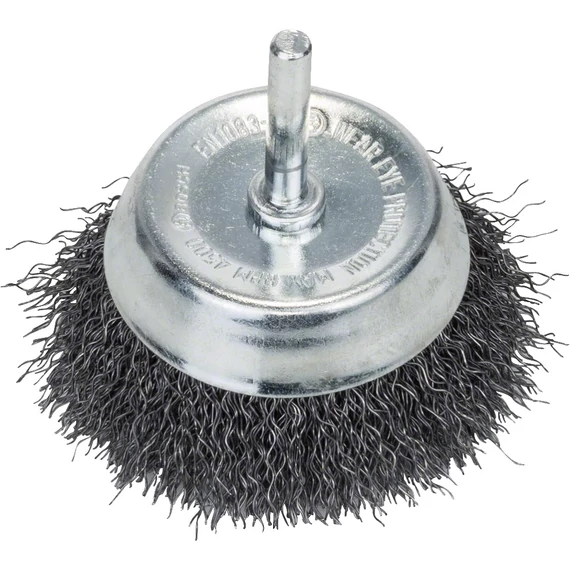 Bosch fazékkefe fúrógéphez, hengeres, acél, hullámos, 0.2x70mm