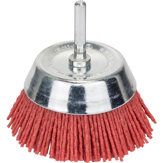 Bosch fazékkefe fúrógéphez, hengeres, nylon, 1x75mm