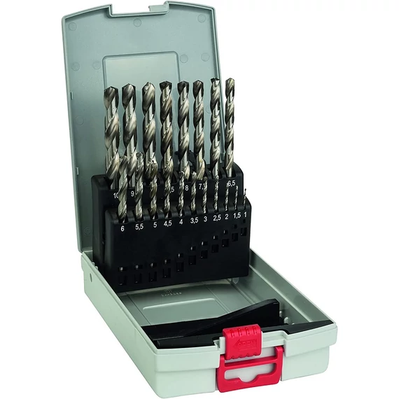 Bosch Pro Box fémfúrószár készlet, hengeres, HSS-G, 1-10mm, 19db