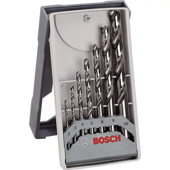 Bosch X-Pro fémfúrószár készlet, hengeres, HSS-G, 2-10mm, 7db