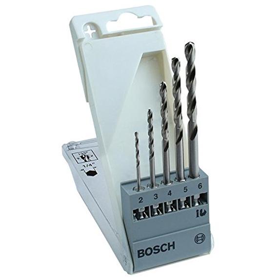 Bosch fémfúrószár készlet, HEX, HSS-G, 2-6mm, 5db
