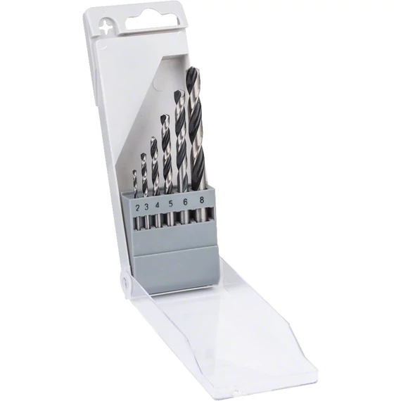Bosch PointTeQ fémfúrószár készlet, 2-8mm, 6db