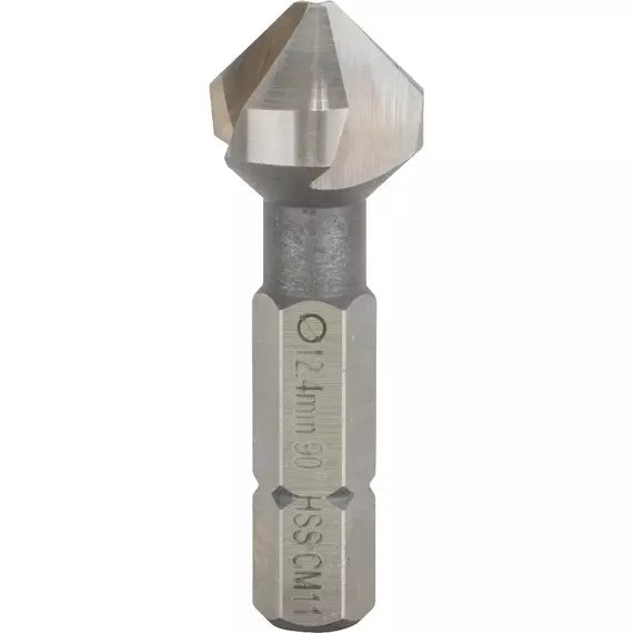 Bosch kúpos süllyesztő fúró, HEX, HSS, 12.4mm