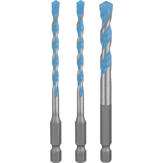 Bosch Expert HEX-9 Multiconstruction fúrószár készlet, hatlapú, 6-8mm, 1/4&quot;, 3db