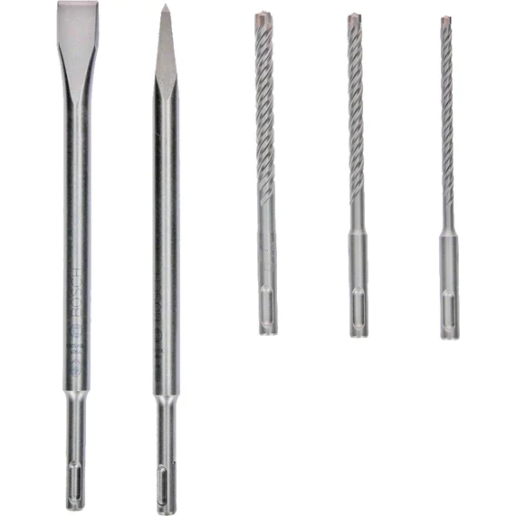 Bosch véső- és fúrószár készlet, SDS Plus-5X, 5db
