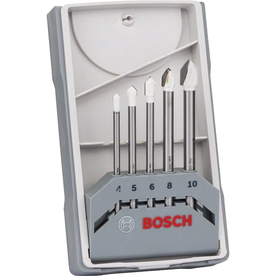 Bosch CYL-9 SoftCeramic csempefúrószár készlet, hengeres, 4-10mm, 5db