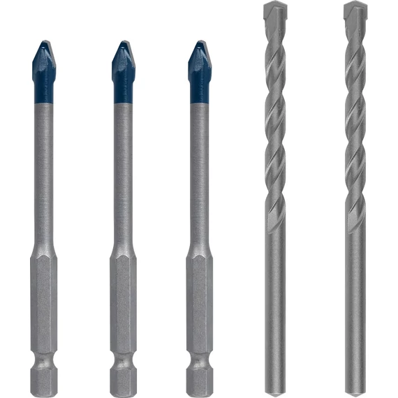 Bosch CYL-3 és HEX-9 beton- és csempefúrószár készlet, 6mm, 5db