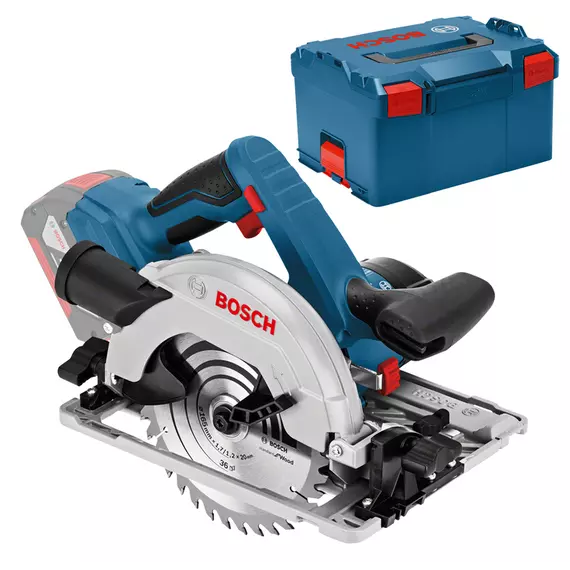  Bosch GKS 18V-57 G akkus körfűrész tárolóban, 18V, 165mm (akku és töltő nélkül)