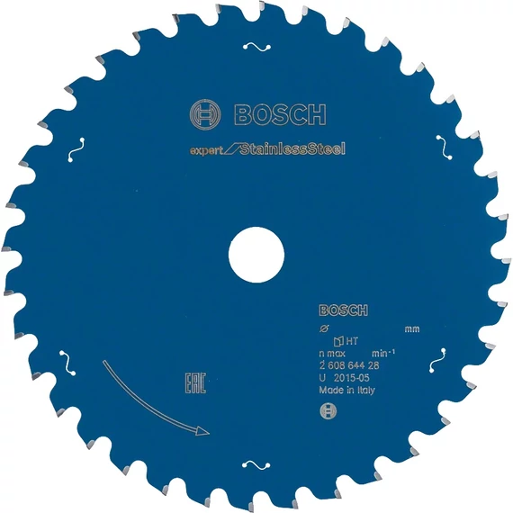 Bosch Expert for Stainless Steel körfűrészlap kézi körfűrészhez, 230x25.4mm, 46fog
