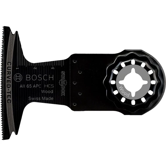 Bosch AII 65 APC Starlock fűrészlap multigéphez, fára, HCS, 65x40mm, 1db