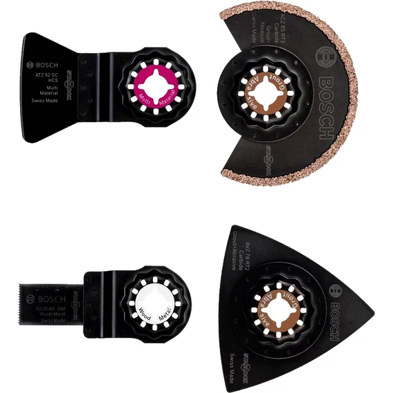 Bosch Starlock tartozék készlet multigéphez, csempére, 4db