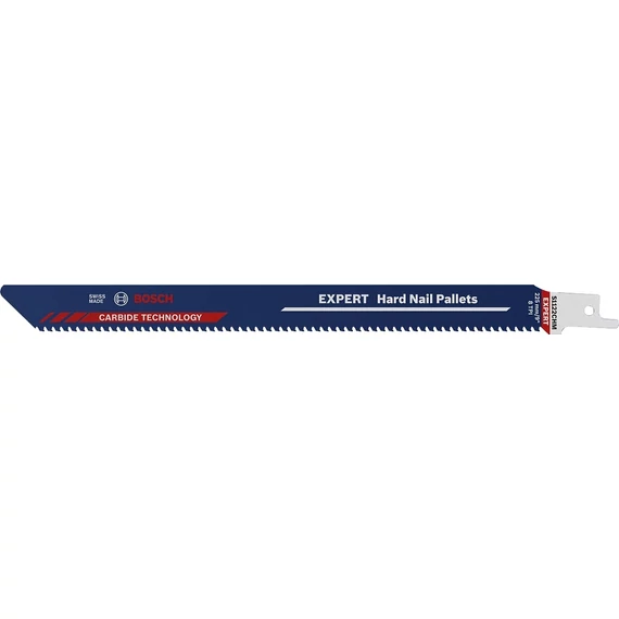 Bosch Expert S1122CHM Hard Nail Pallets orrfűrészlap raklaphoz, 225mm, 8TPI