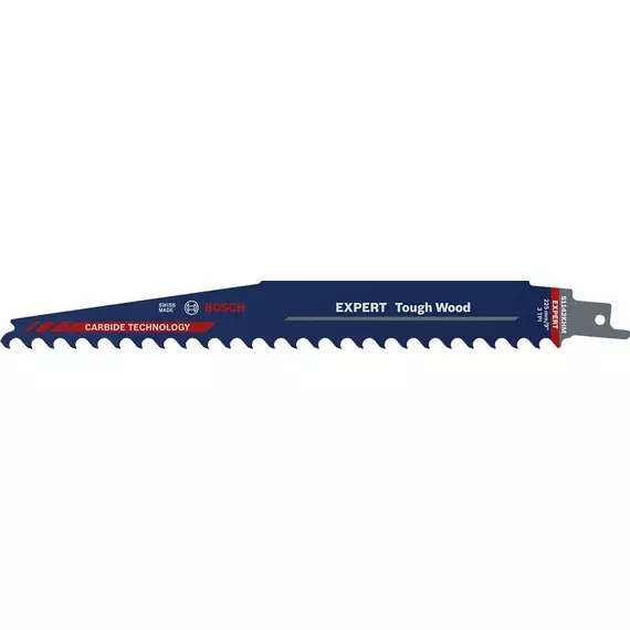 Bosch Expert S1142KHM Tough Wood orrfűrészlap keményfához, 225mm, 3TPI