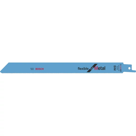 Bosch S1122EF Flexible for Metal orrfűrészlap fémhez, 225mm, 18TPI, 25db