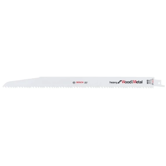 Bosch S1210VF Heavy for Wood and Metal orrfűrészlap, 300mm, 5-8TPI, 5db