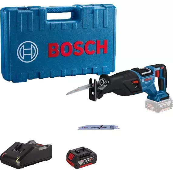 Bosch GSA 185-LI akkus orrfűrész, 18V (5Ah akkuval és töltővel)