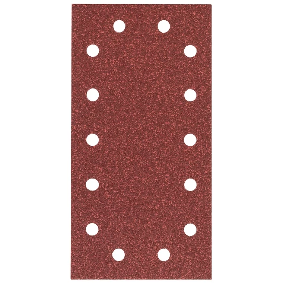 Bosch C430 csiszolópapír rezgőcsiszolóhoz, fára, 14 lyuk, 115x280mm, P60, 10db